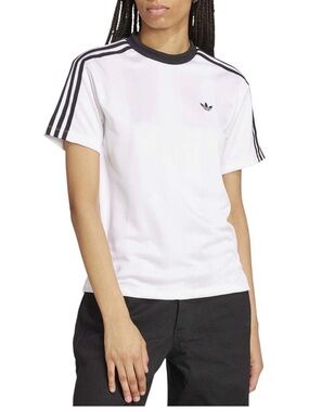 adidas Originals Women's Adicolor
Football Jacquard T-Shirt Size XL $40
